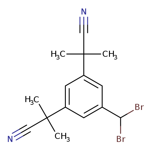 1,3-Benzenediacetonitrile, 5-(dibromomethyl)-α1,α1,α3,α3-tetramethyl-
