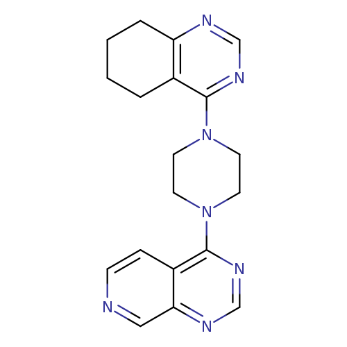 4-(4-{pyrido[3,4-d]pyrimidin-4-yl}piperazin-1-yl)-5,6,7,8-tetrahydroquinazoline