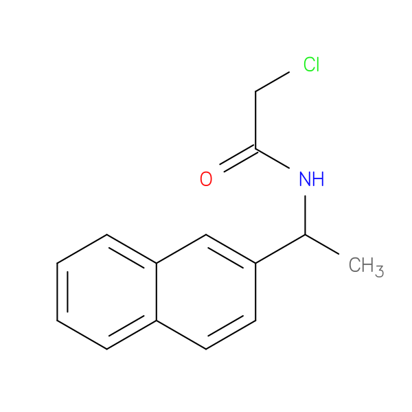 2-chloro-N-[1-(naphthalen-2-yl)ethyl]acetamide