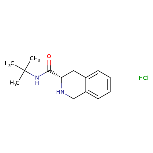 (S)-N-TERT-BUTYL-1,2,3,4-TETRAHYDROISOQUINOLINE-3-CARBOXAMIDE HYDROCHLORIDE