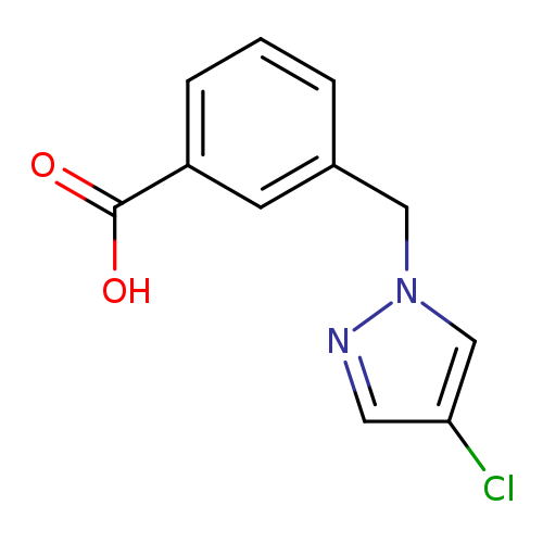 3-((4-Chloro-1H-pyrazol-1-yl)methyl)benzoic acid
