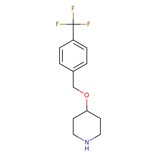 4-([4-(Trifluoromethyl)benzyl]oxy)piperidine
