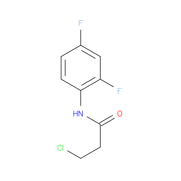 3-Chloro-n-(2,4-difluorophenyl)propanamide