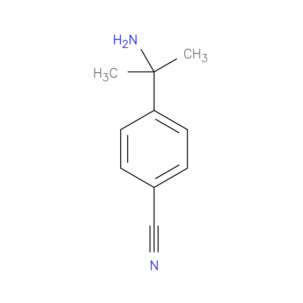4-(2-Aminopropan-2-yl)benzonitrile