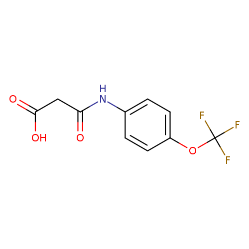 2-{[4-(trifluoromethoxy)phenyl]carbamoyl}acetic acid