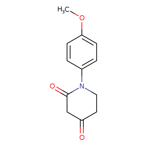 1-(4-methoxyphenyl)piperidine-2,4-dione