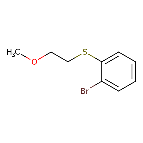 1-Bromo-2-[(2-methoxyethyl)thio]benzene