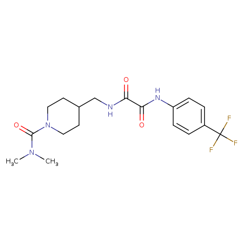 N-{[1-(dimethylcarbamoyl)piperidin-4-yl]methyl}-N'-[4-(trifluoromethyl)phenyl]ethanediamide