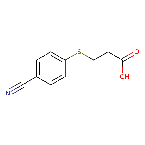Propanoic acid, 3-[(4-cyanophenyl)thio]-