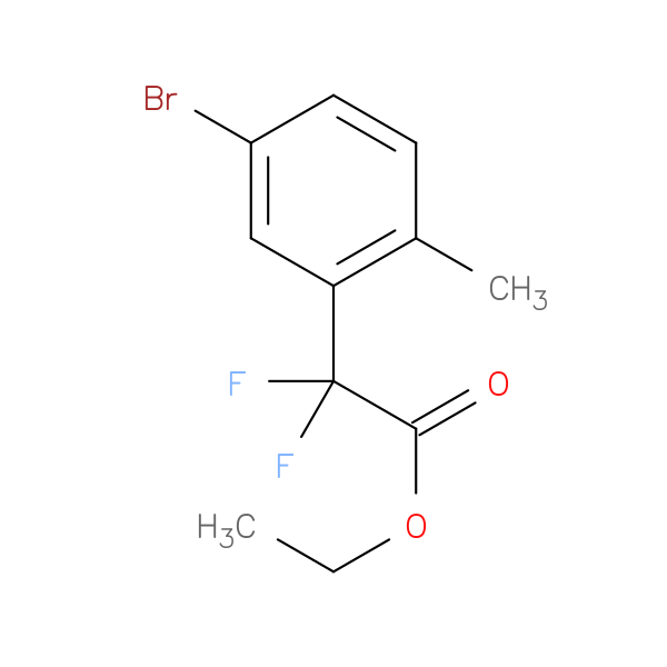 Ethyl 2-(5-bromo-2-methylphenyl)-2,2-difluoroacetate