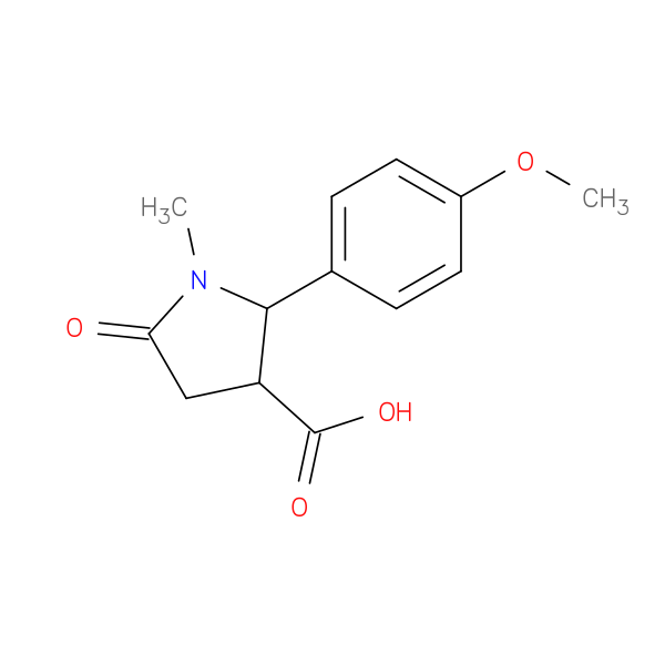 2-(4-Methoxyphenyl)-1-methyl-5-oxopyrrolidine-3-carboxylic acid