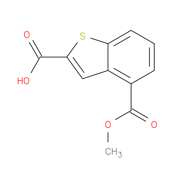 4-(methoxycarbonyl)-1-benzothiophene-2-carboxylic acid