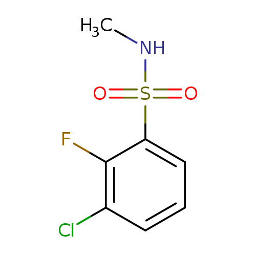 3-chloro-2-fluoro-N-methylbenzene-1-sulfonamide