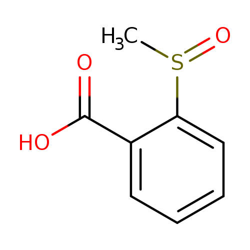 Benzoic acid, 2-(methylsulfinyl)-