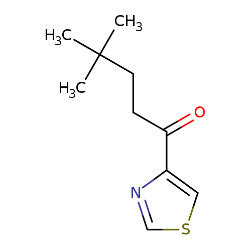 4,4-dimethyl-1-(1,3-thiazol-4-yl)pentan-1-one