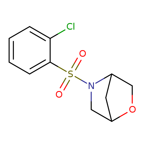 5-(2-chlorobenzenesulfonyl)-2-oxa-5-azabicyclo[2.2.1]heptane