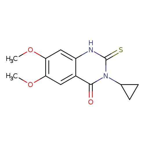 3-Cyclopropyl-6,7-dimethoxy-2-thioxo-2,3-dihydro-1H-quinazolin-4-one