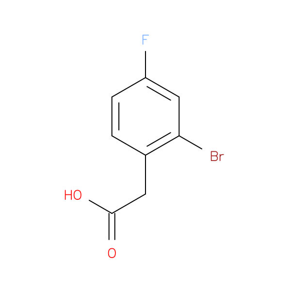2-Bromo-4-fluorobenzeneacetic acid