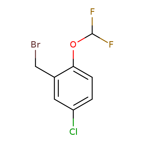 2-(bromomethyl)-4-chloro-1-(difluoromethoxy)benzene