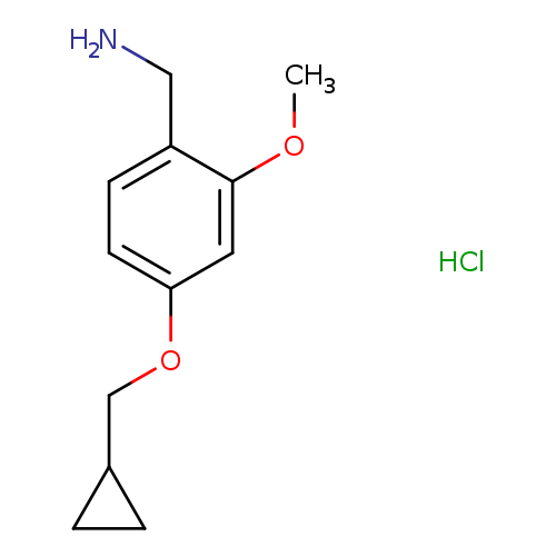 4-Cyclopropylmethoxy-2-methoxy-benzylamine hydrochloride