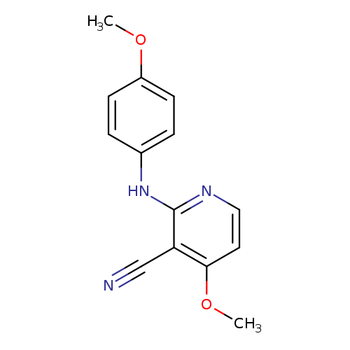 4-methoxy-2-[(4-methoxyphenyl)amino]pyridine-3-carbonitrile