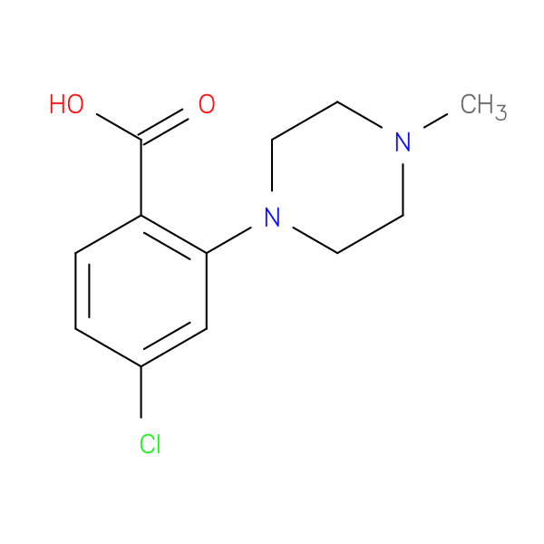 4-Chloro-2-(4-methylpiperazin-1-yl)benzoic acid