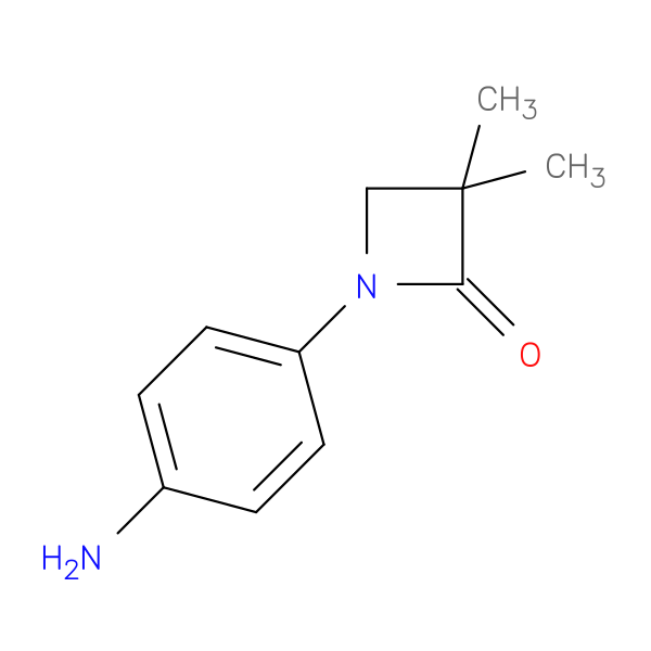 1-(4-aminophenyl)-3,3-dimethylazetidin-2-one