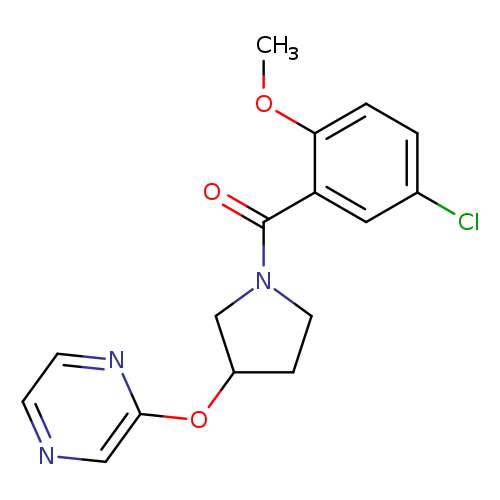 2-{[1-(5-chloro-2-methoxybenzoyl)pyrrolidin-3-yl]oxy}pyrazine