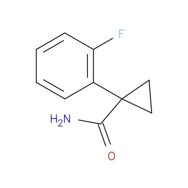 1-(2-Fluorophenyl)cyclopropane-1-carboxamide