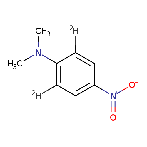 N,N-dimethyl-4-nitro(2,6-(2)H2)aniline