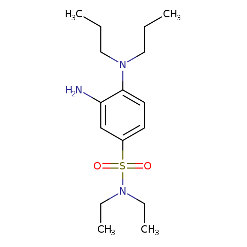 3-amino-4-(dipropylamino)-N,N-diethylbenzene-1-sulfonamide