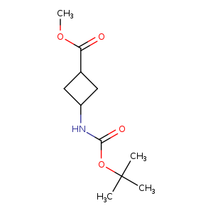 Cyclobutanecarboxylic acid, 3-[[(1,1-dimethylethoxy)carbonyl]amino]-, methyl ester