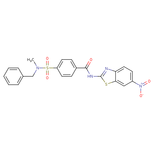 4-[benzyl(methyl)sulfamoyl]-N-(6-nitro-1,3-benzothiazol-2-yl)benzamide