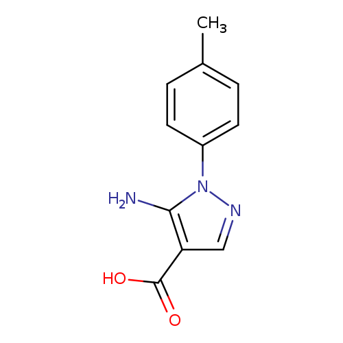 1H-Pyrazole-4-carboxylic acid, 5-amino-1-(4-methylphenyl)-