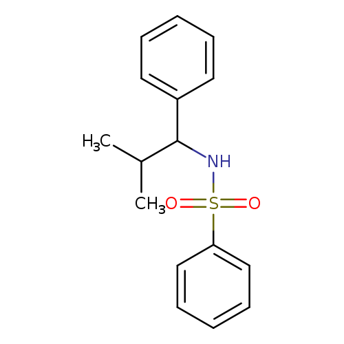 N-(2-methyl-1-phenylpropyl)benzenesulfonamide