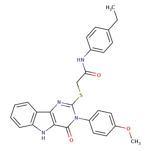 N-(4-ethylphenyl)-2-{[3-(4-methoxyphenyl)-4-oxo-3H,4H,5H-pyrimido[5,4-b]indol-2-yl]sulfanyl}acetamide