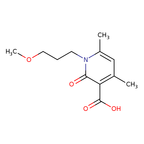 1-(3-methoxypropyl)-4,6-dimethyl-2-oxo-1,2-dihydropyridine-3-carboxylic acid