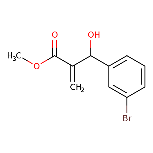 methyl 2-[(3-bromophenyl)(hydroxy)methyl]prop-2-enoate
