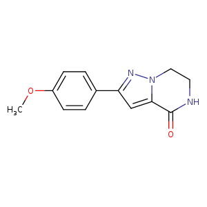 2-(4-METHOXYPHENYL)-6,7-DIHYDROPYRAZOLO[1,5-A]PYRAZIN-4(5H)-ONE