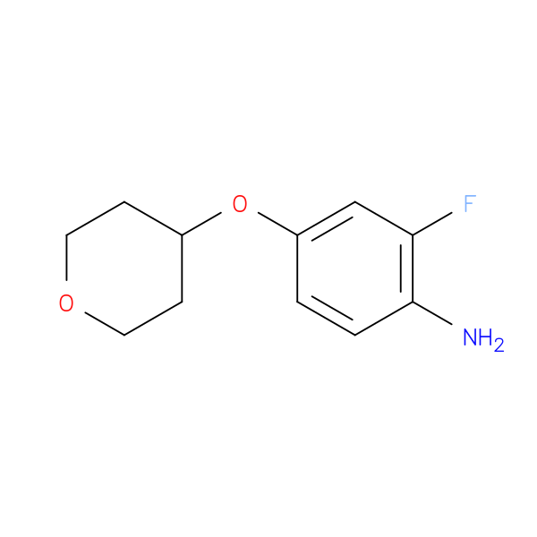 2-Fluoro-4-(oxan-4-yloxy)aniline