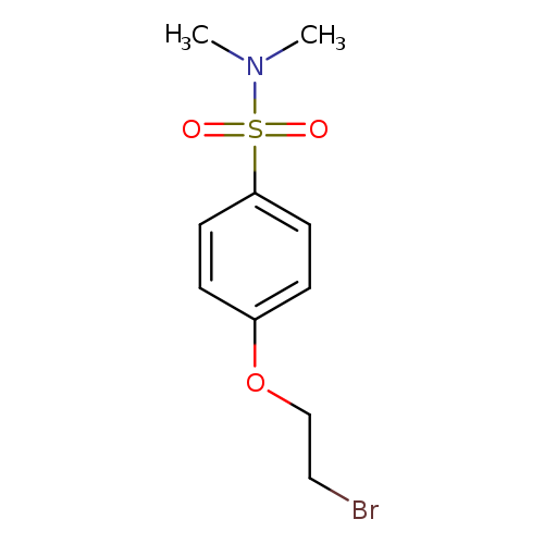 4-(2-bromoethoxy)-N,N-dimethylbenzene-1-sulfonamide