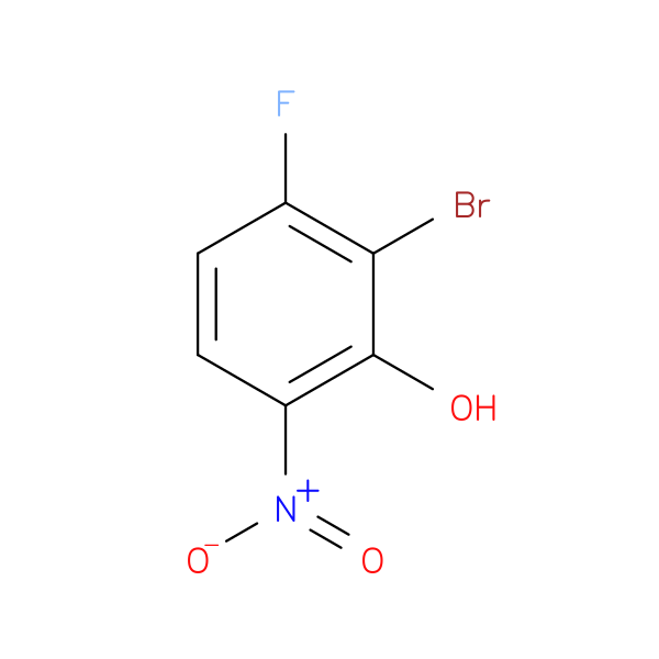 2-Bromo-3-fluoro-6-nitrophenol