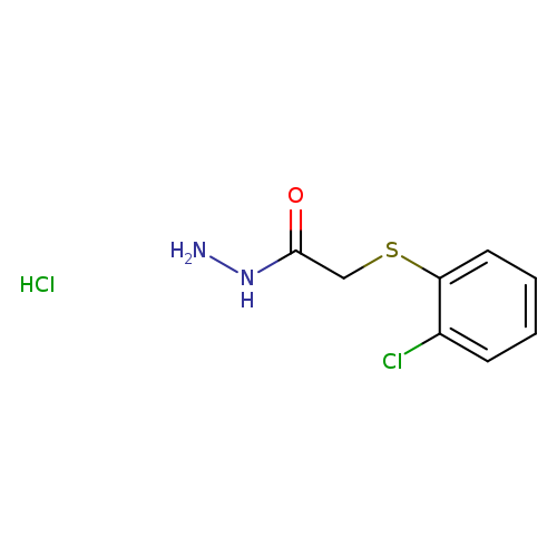 2-[(2-chlorophenyl)sulfanyl]acetohydrazide hydrochloride