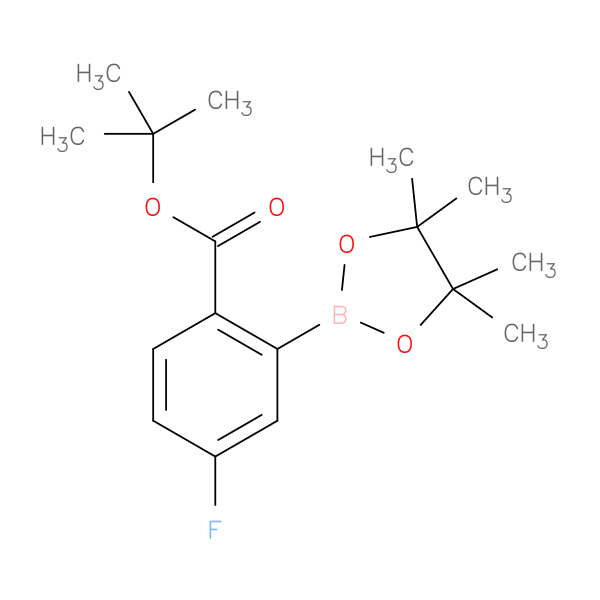 tert-butyl 4-fluoro-2-(tetramethyl-1,3,2-dioxaborolan-2-yl)benzoate