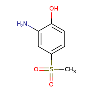 2-Amino-4-(methylsulfonyl)phenol