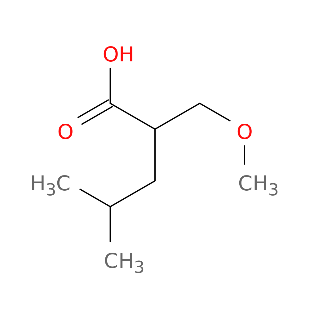 2-(methoxymethyl)-4-methylpentanoic acid