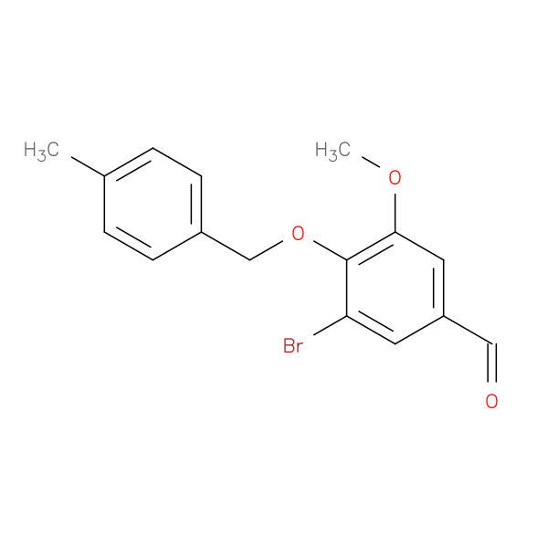 3-bromo-5-methoxy-4-[(4-methylbenzyl)oxy]benzaldehyde