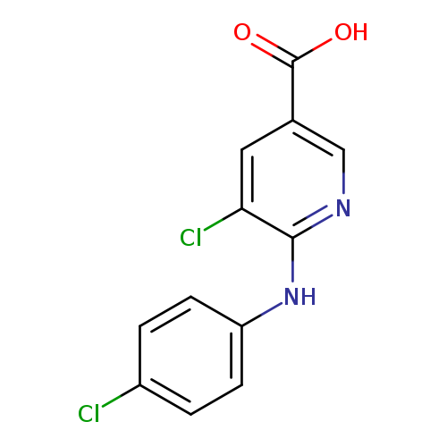 5-Chloro-6-[(4-chlorophenyl)amino]pyridine-3-carboxylic acid