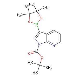 tert-Butyl 3-(4,4,5,5-tetramethyl-1,3,2-dioxaborolan-2-yl)-1H-pyrrolo[2,3-b]pyridine-1-carboxylate
