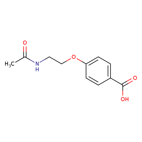 4-[2-(Acetylamino)ethoxy]benzoic acid